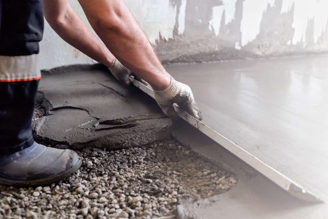 concrete pour concrete pour